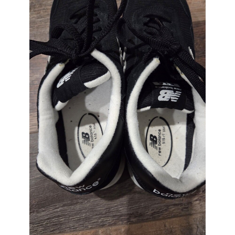 New Balance 515 Black/White Men’s 10.5 Classic Retro Runner Sneakers Shoe2 - Picture 6 of 10